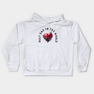 Best dad in the world Kids Hoodie